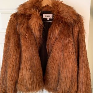 BB DAKOTA copper fur coat